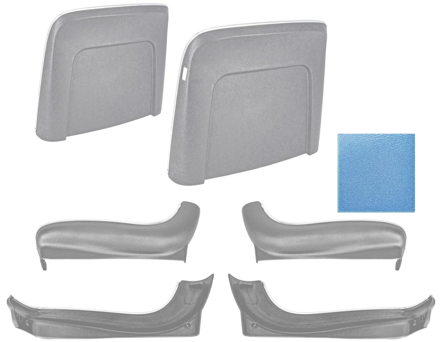 Seat Backs & Sides Kit Fits Select 1967 GM Models [Light Blue]
