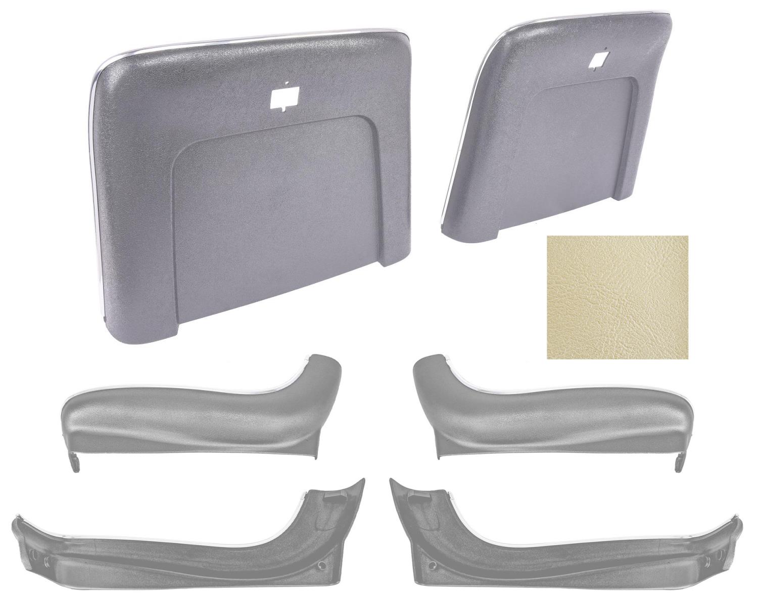 Seat Backs & Sides Kit Fits Select 1969-1972 GM Models [Parchment]