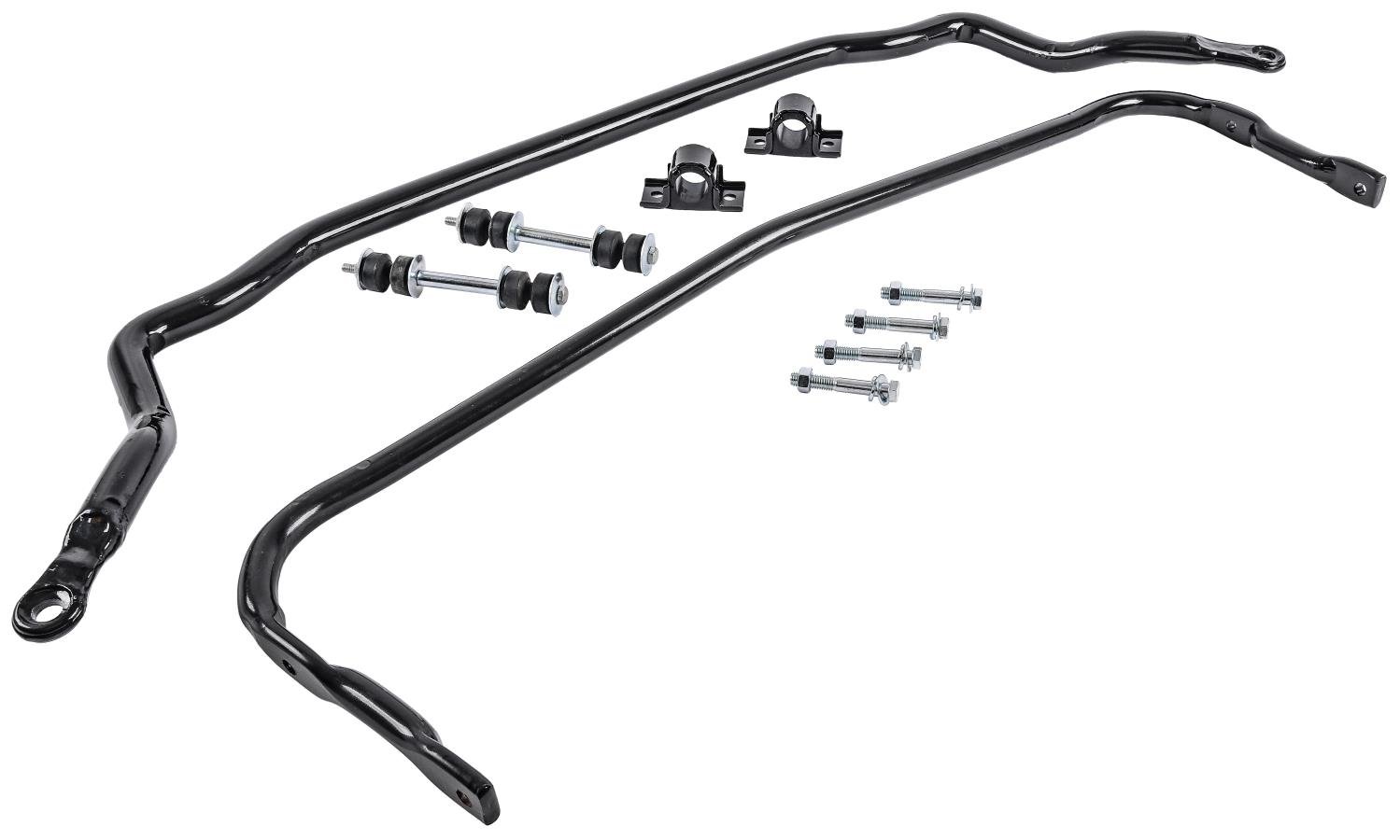 Front and Rear Sway Bar Kit Fits Select 1964-1972 Buick, Chevrolet, Oldsmobile, Pontiac Models