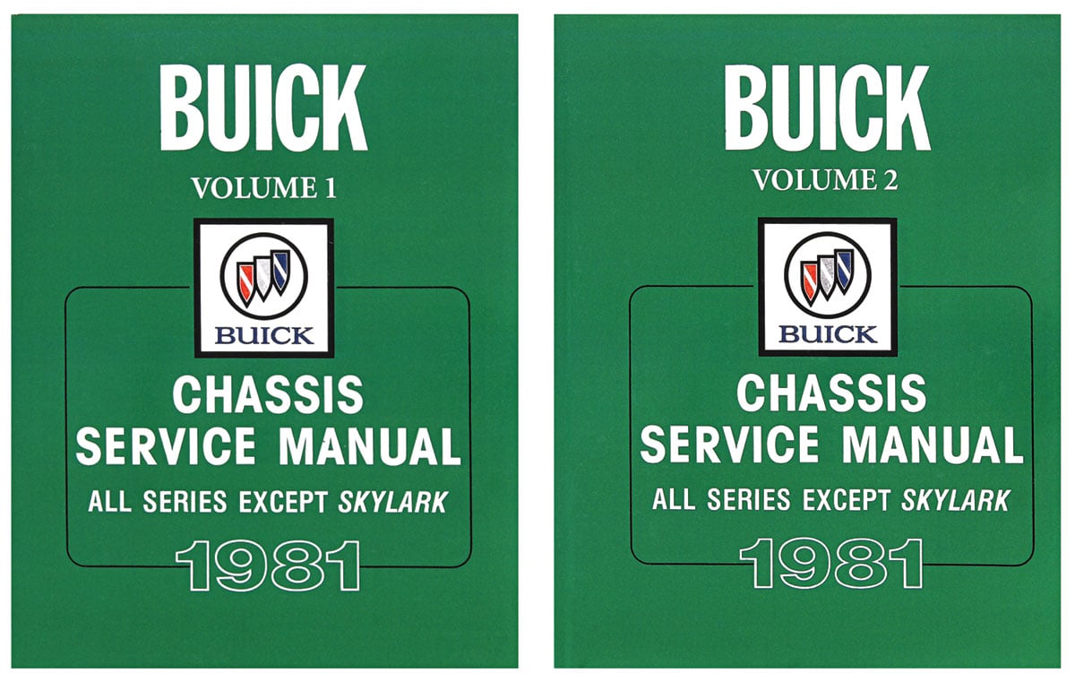 Chassis Service Manual for 1981 Buick Century, Electra, Estate Wagon, Lesabre, Regal