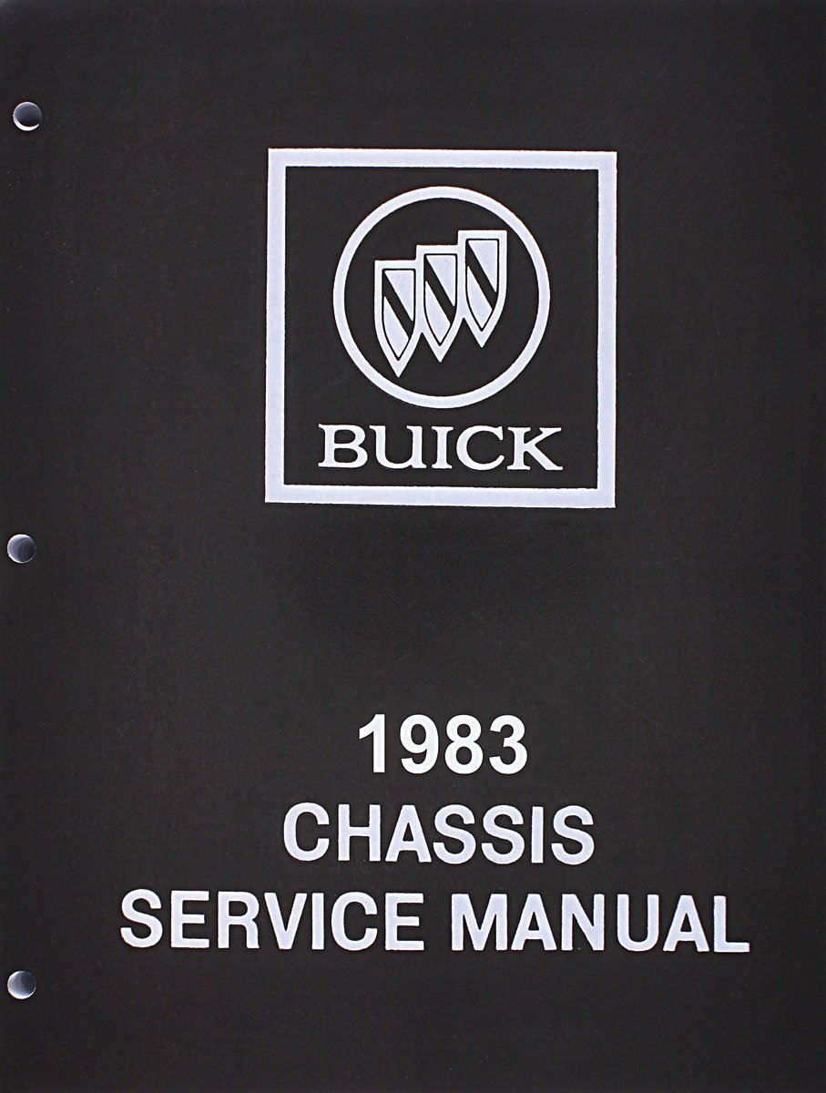 Chassis Service Manual for 1983 Buick Century, Electra,