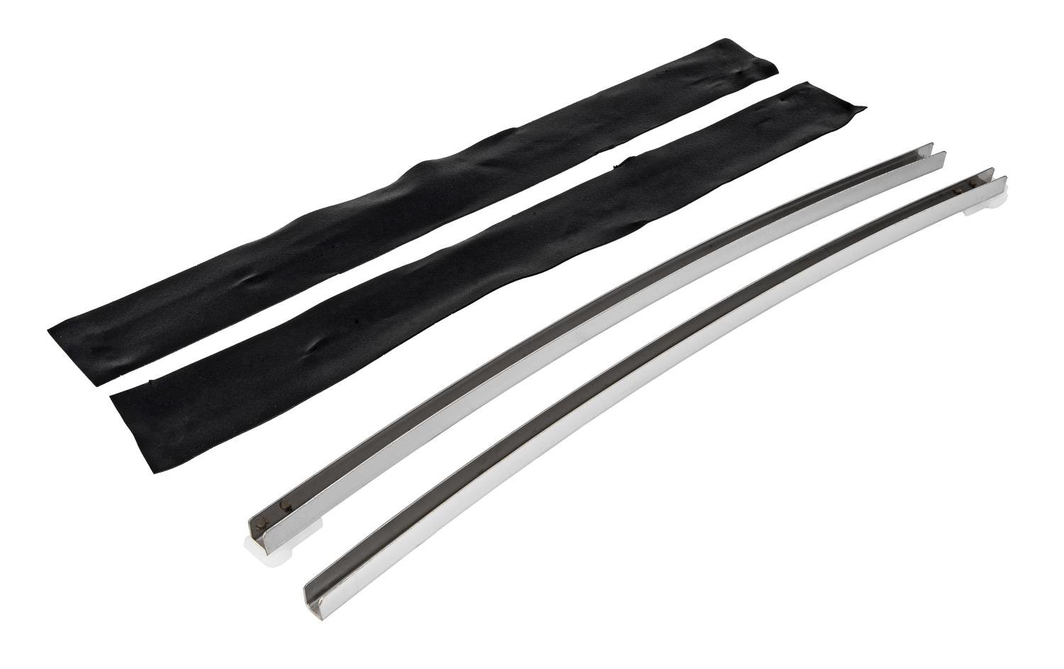 Vertical Quarter Glass Window Channel Guides for 1973-1974