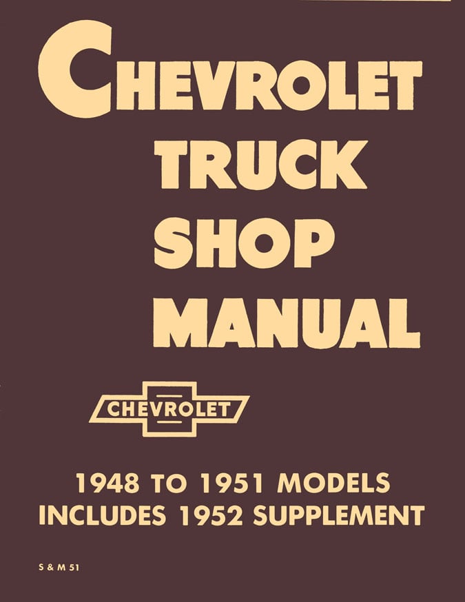Shop Manual for 1948-1953 Chevrolet Trucks