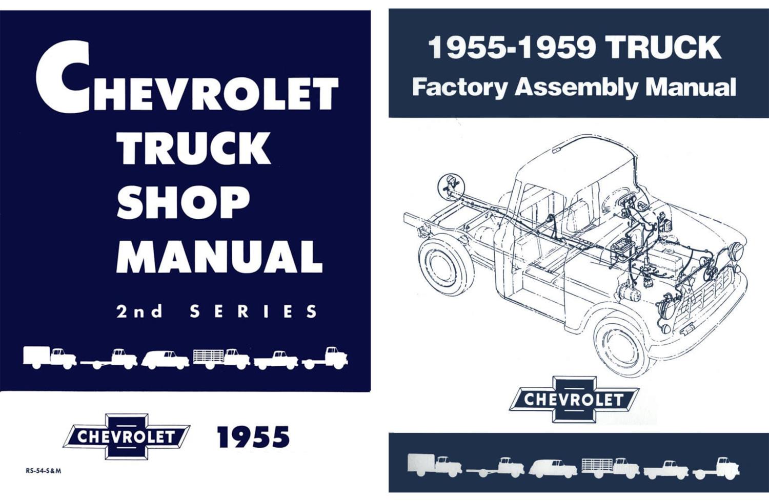 Shop and Assembly Manual Set for 1955 Chevrolet Trucks [2nd-Series]