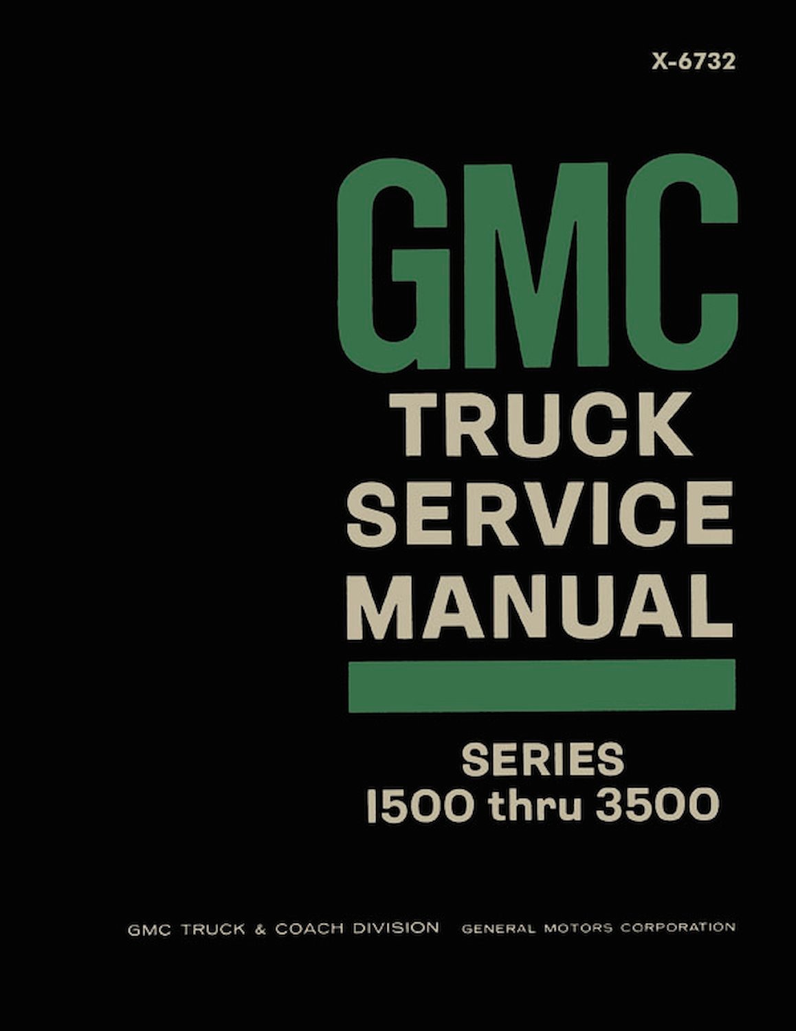 Shop Manual for 1967 GMC Trucks