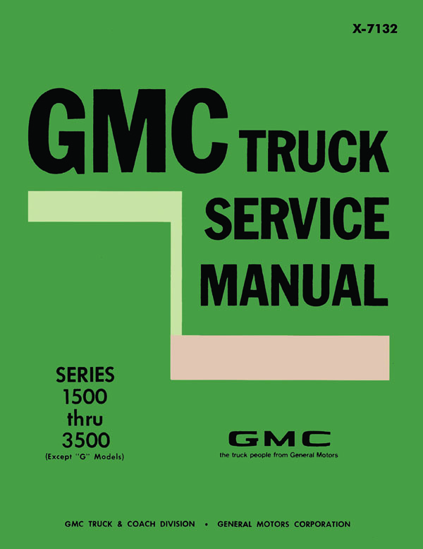 Shop Manual for 1971 GMC Trucks