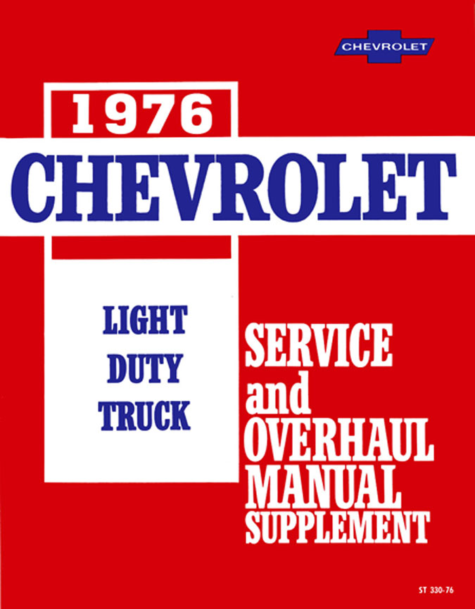 Shop Manual for 1976 Chevrolet Trucks [Supplement]