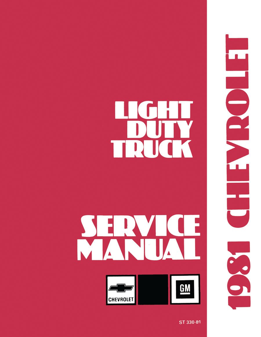 Shop Manual for 1981 Chevrolet Trucks