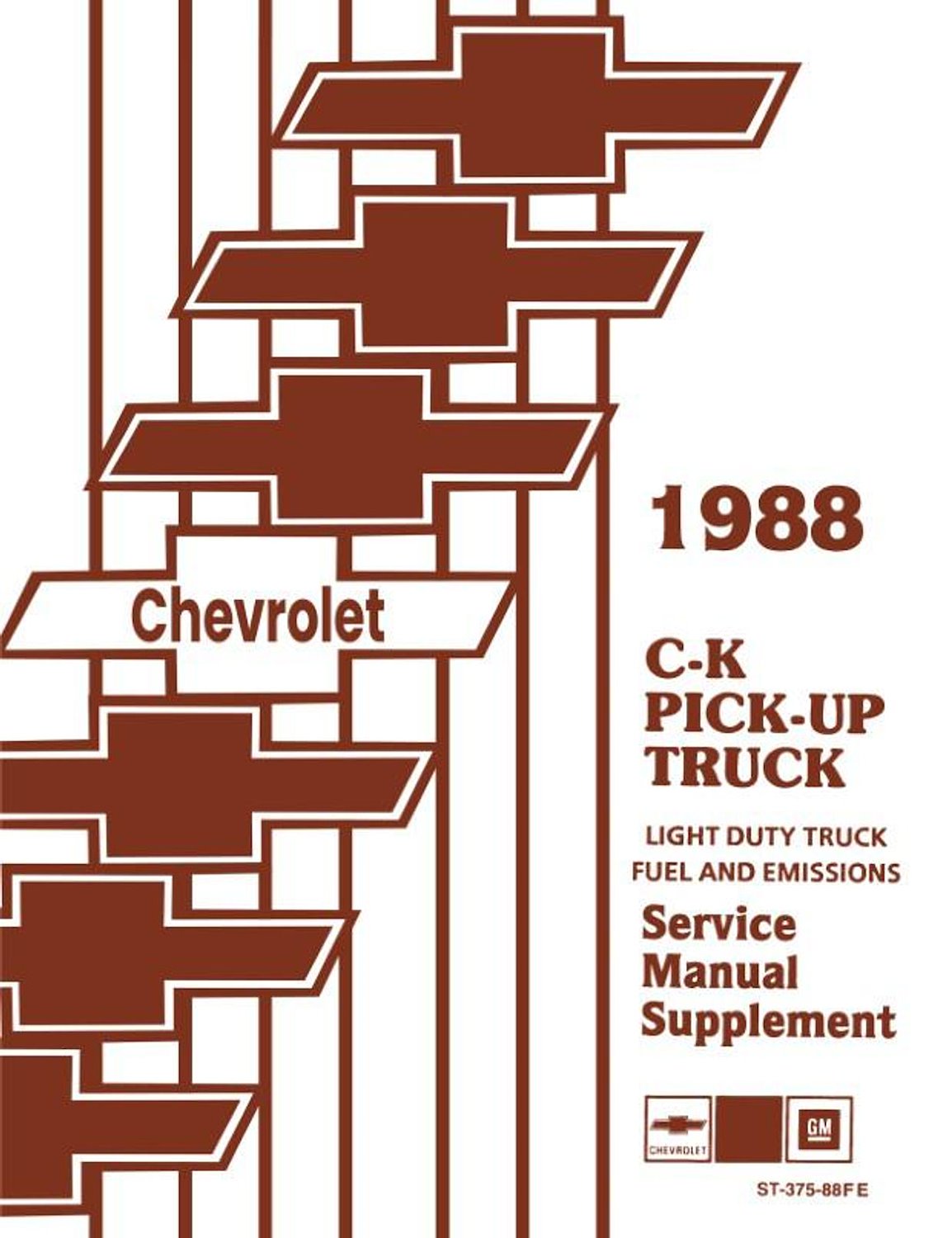 Shop Manual for 1988 Chevrolet Trucks [Supplement]