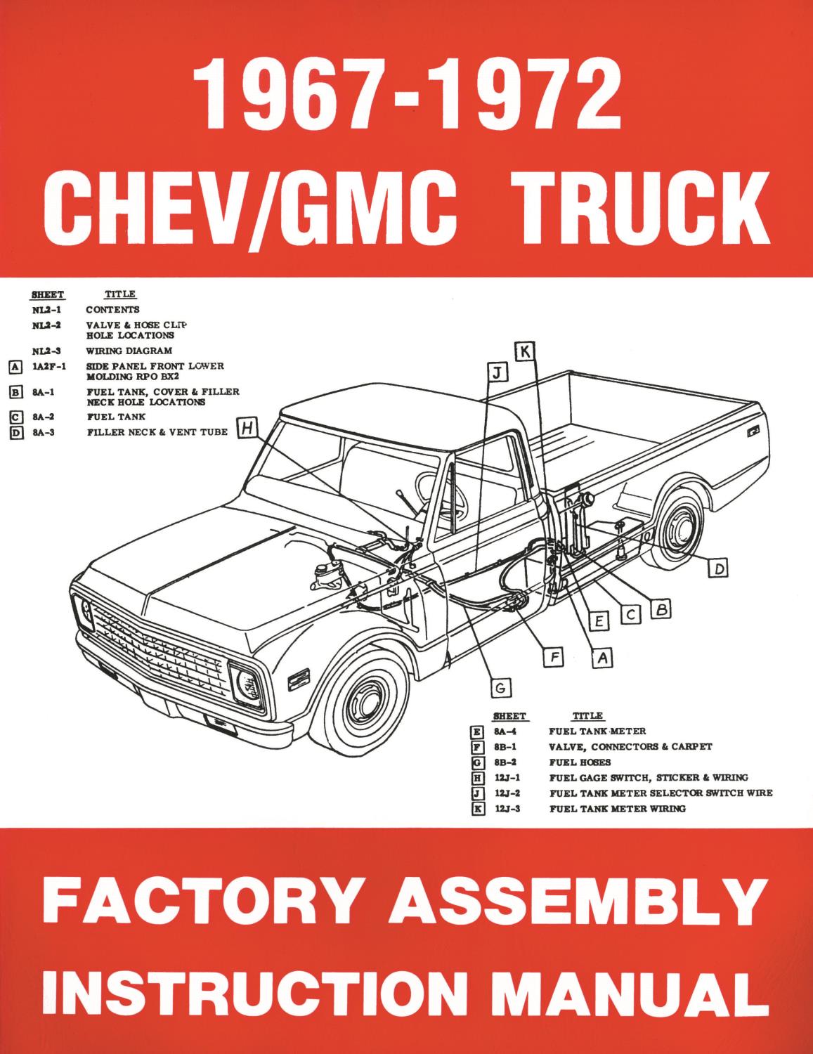 Assembly Manual for 1967-1972 Chevrolet & GMC Trucks