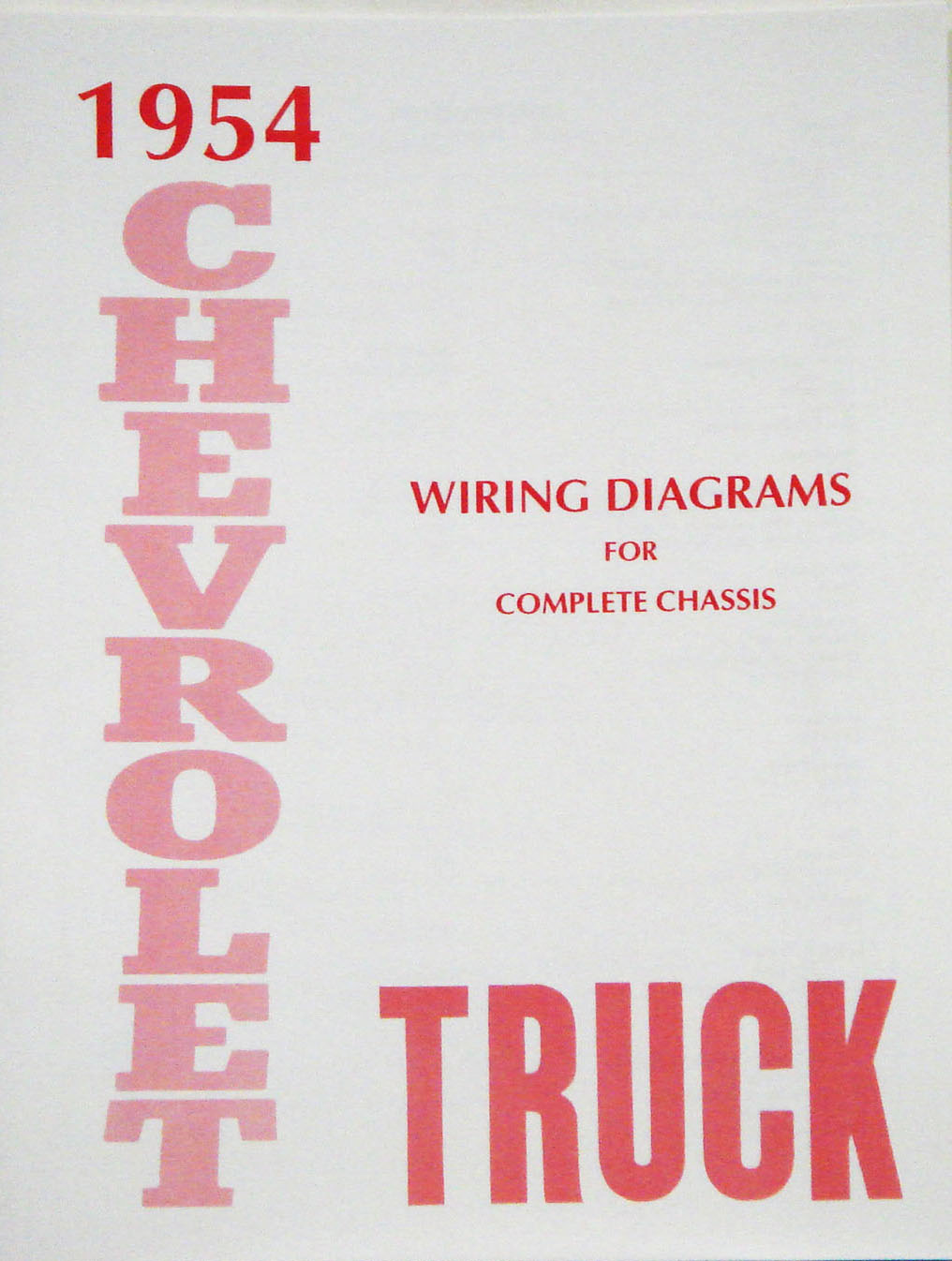 Wiring Diagram Manual for 1954 Chevrolet Truck
