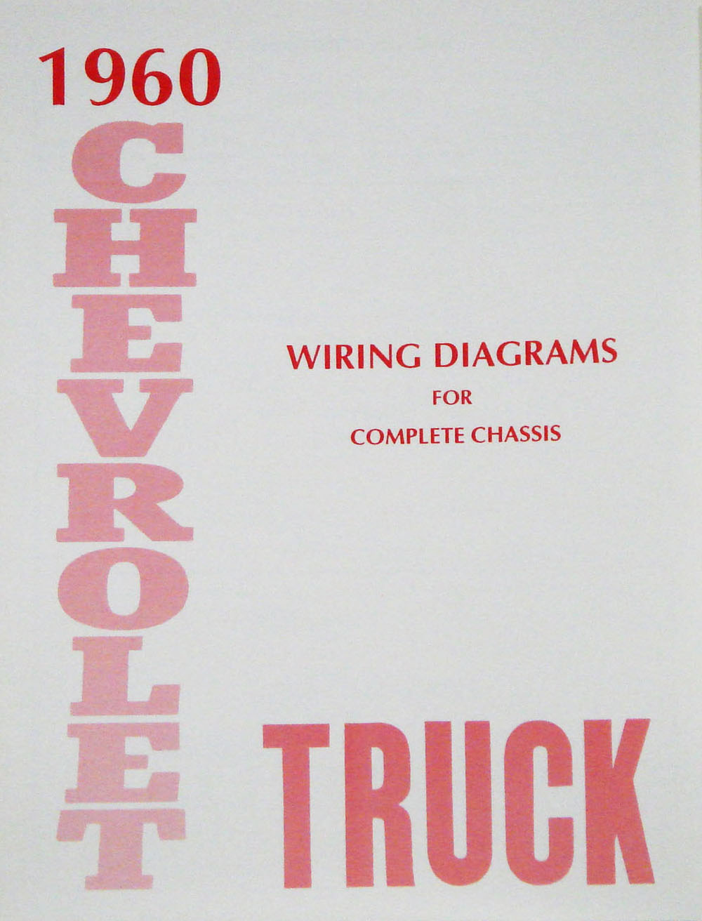 Wiring Diagram Manual for 1960 Chevrolet Truck