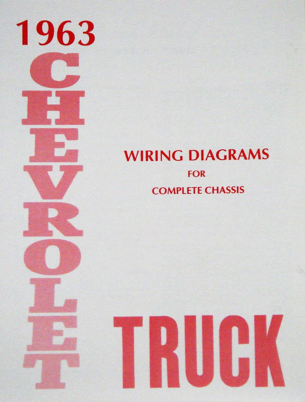 Wiring Diagram Manual for 1963 Chevrolet Truck