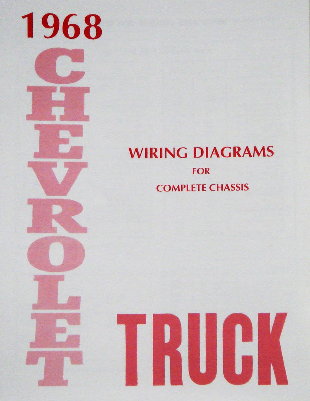 Wiring Diagram Manual for 1968 Chevrolet Truck