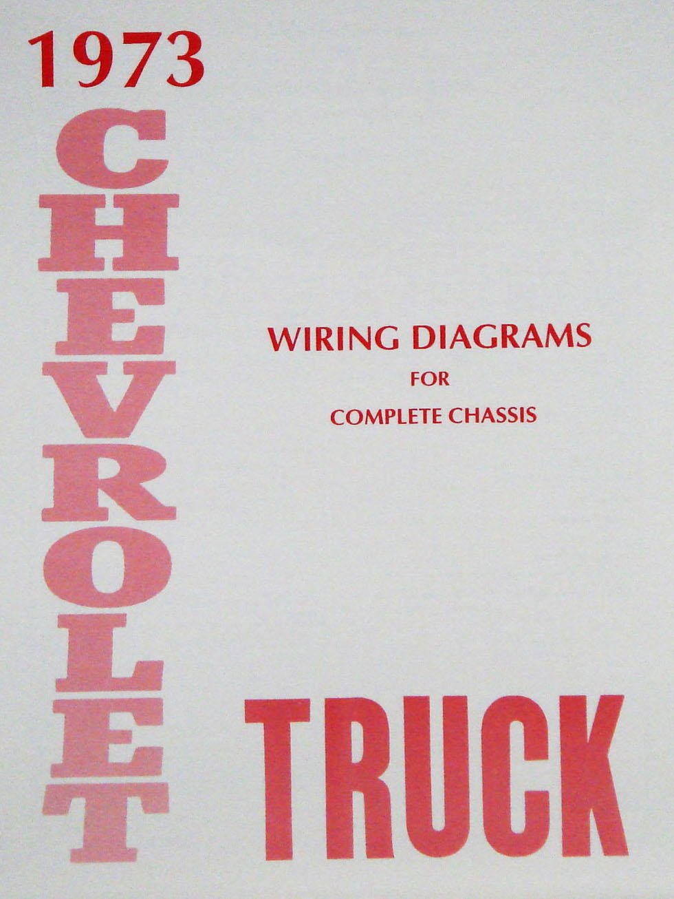 Wiring Diagram Manual for 1973 Chevrolet Truck