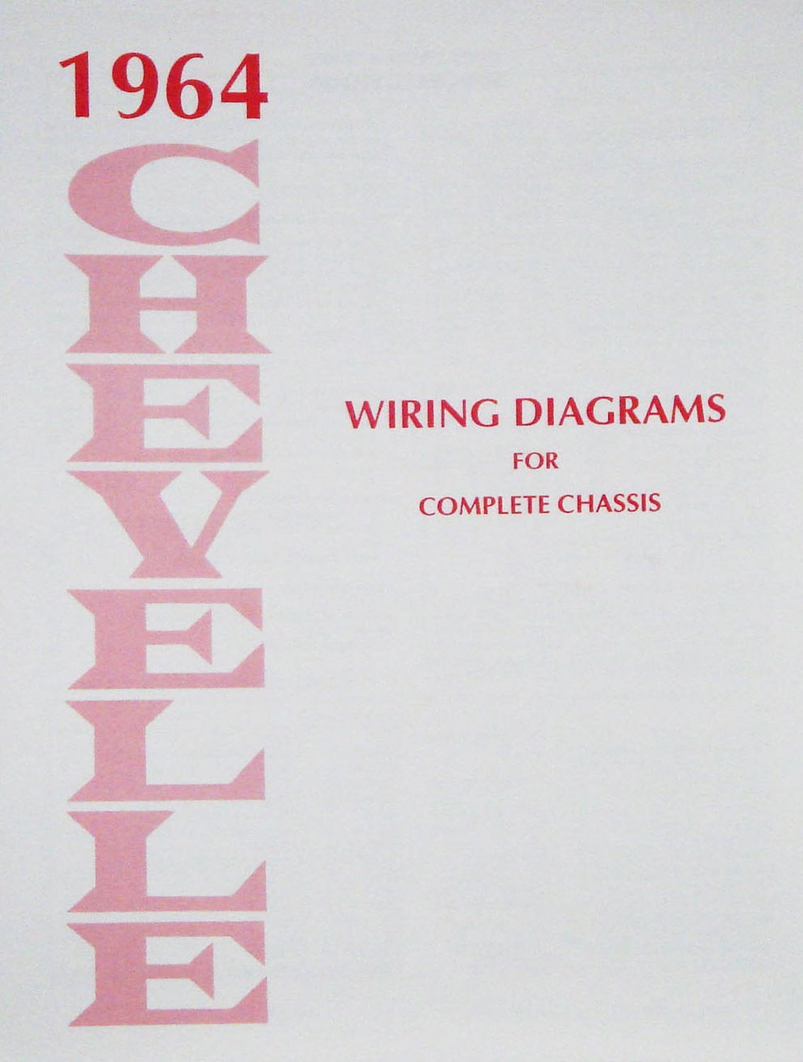 Wiring Diagram Manual for 1964 Chevrolet Chevelle & El-Camino