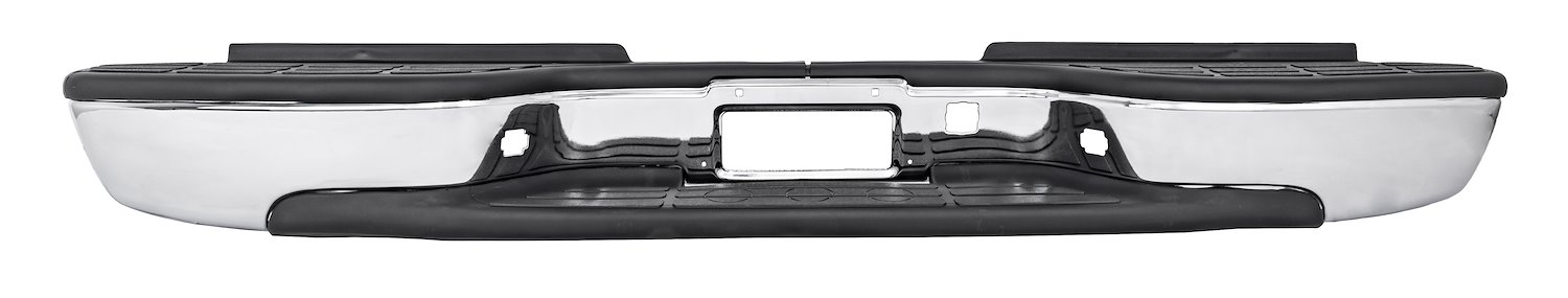 Chrome Rear Step Bumper For 1999-2007 Chevy Silverado / GMC Sierra 2500HD 3500 (Without Sensor Holes)