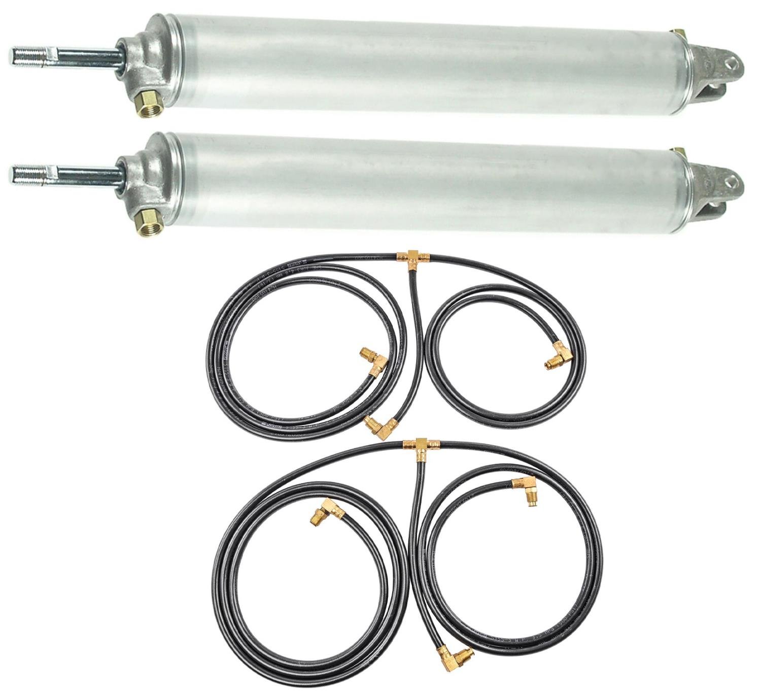 Convertible Top Cylinder & Hose Kit for 1951-1952 GM Full-Size Chevrolet, Pontiac Convertibles [Sold as a Kit]
