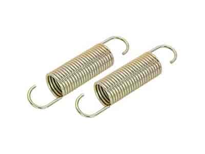 Low Tension Hood Spring Kit Zinc plate with yellow chromate finish Fits:
