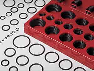 Rubber O-Ring Assortment (407 Pieces, SAE)