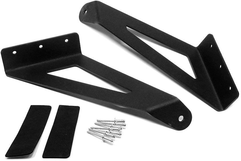 Upper Windshield Mount Brackets for 50 in. Curved