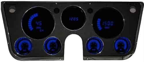 Blue LED Digital Bargragh Gauge Panel 1967-1972 GM