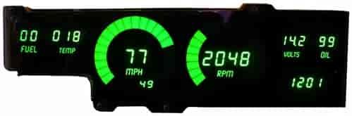 LED Digital Dash Kit 1978-1988 Oldsmobile Cutlass - Green