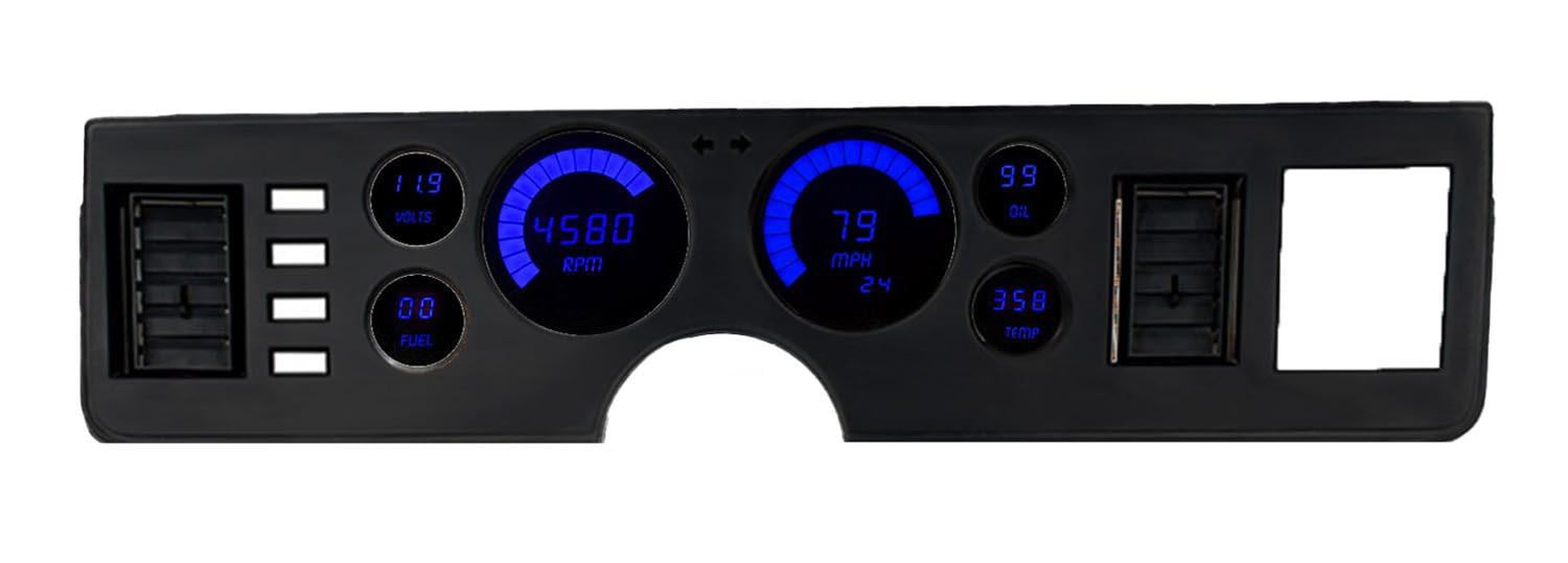 LED Direct Replacement Digital Bargraph Dash Kit for 1997-2001 Jeep Cherokee XJ [Blue]