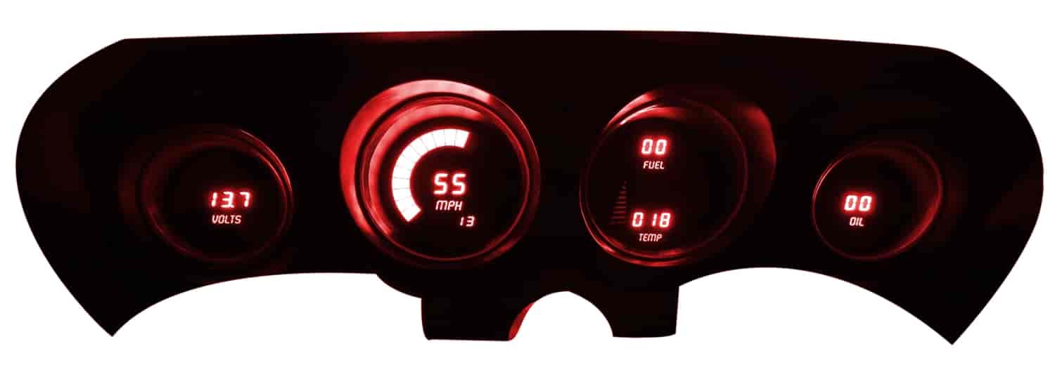 LED Digital Replacement Gauge Panel 1969-1970 Ford Mustang