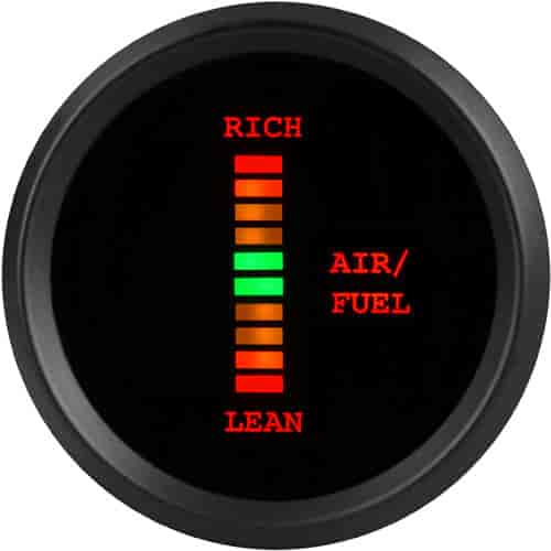 2-1/16" LED Bar Graph Air/Fuel Ratio Gauge Lean/Rich