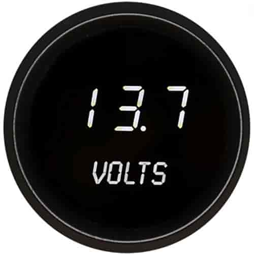 2-1/16 in. LED Digital Voltmeter Gauge 7.0-25.5 Volts