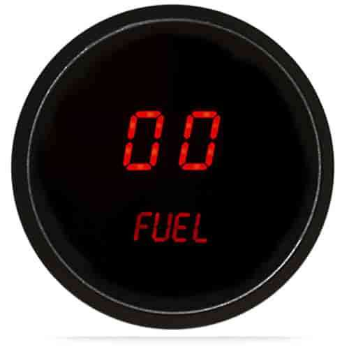 2-1/16" LED Digital Fuel Level Gauge 0-99% Read Out