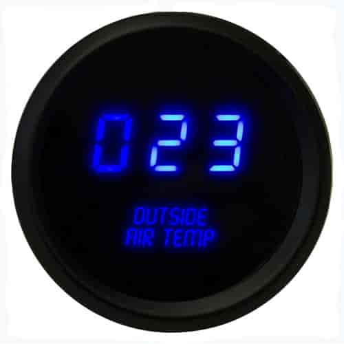 2-1/16" LED Digital Outside Air Temperature Gauge 0 to 250° Fahrenheit