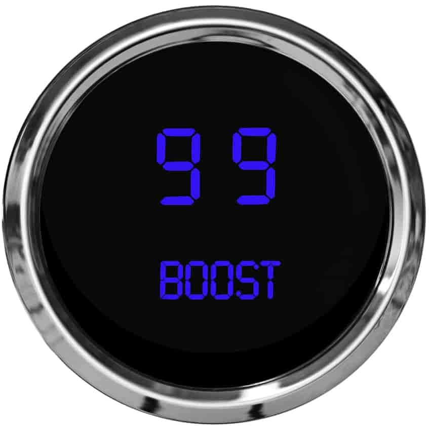 2-1/16" LED Digital Boost Gauge Includes Sender