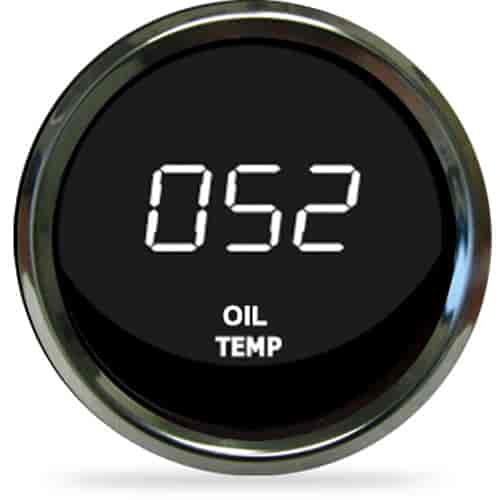 2-1/16" LED Digital Oil Temperature Gauge 50-350° Fahrenheit