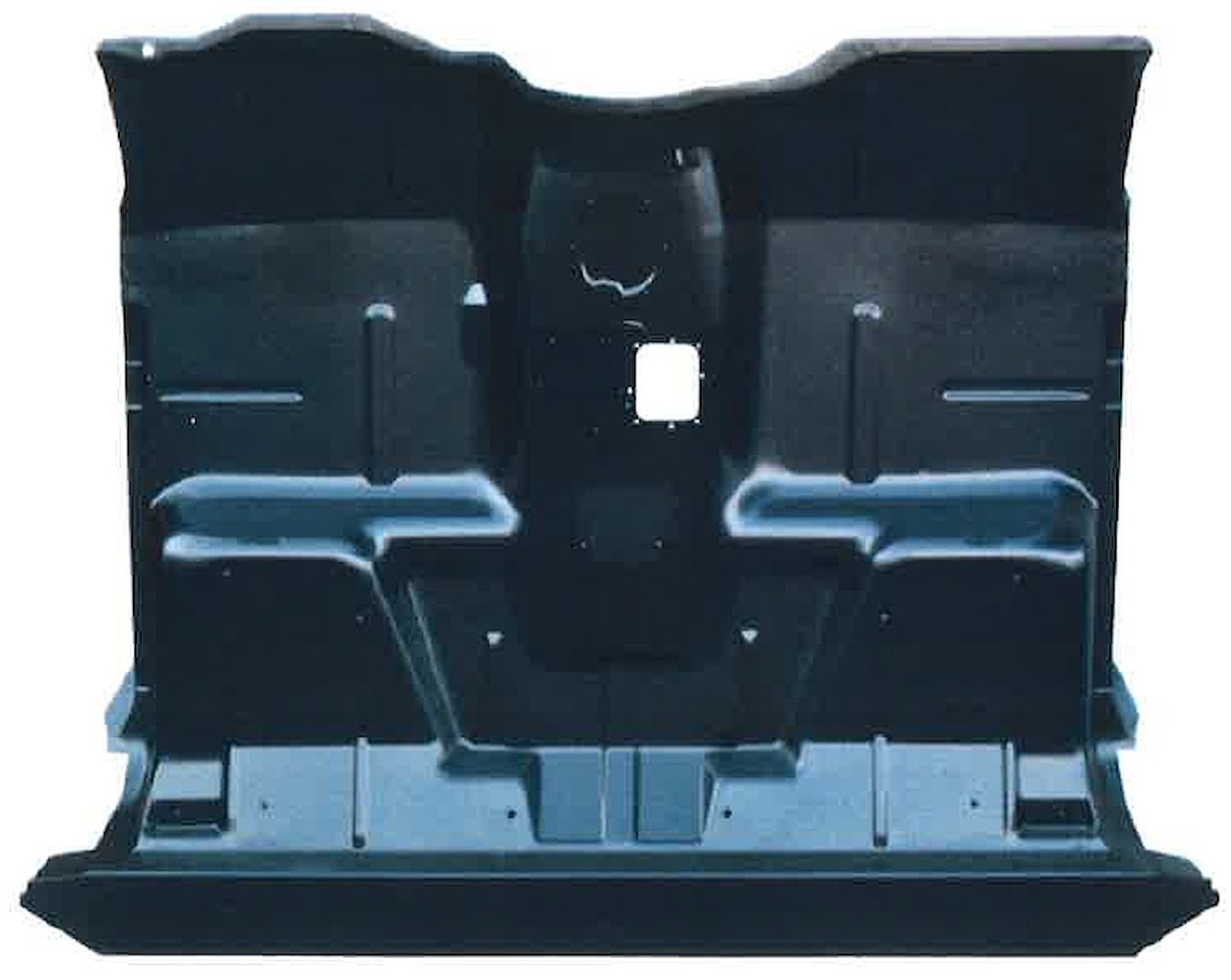 0850-243 Complete Cab Floor Pan Assembly for 1973-1987 GM Pickup Trucks 4WD w/o Removable Trans. Cover [High Hump]