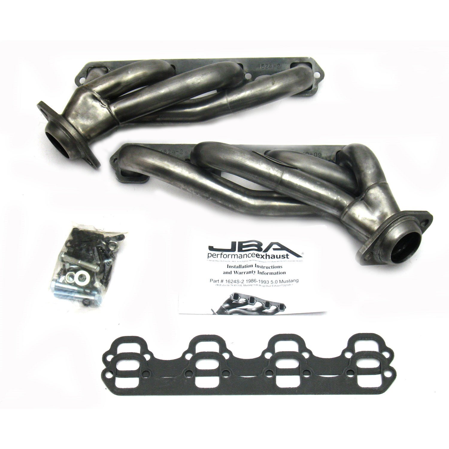 1-5/8" Shorty Headers 1986-1993 Mustang GT/LX 5.0L