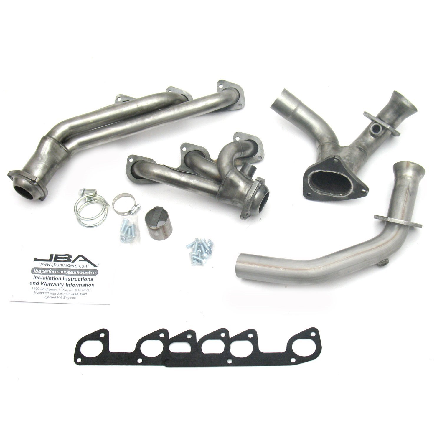 Headers 1995-1997 RANGER 4.0L V-6 INCLUDES Y-PIPE Carb