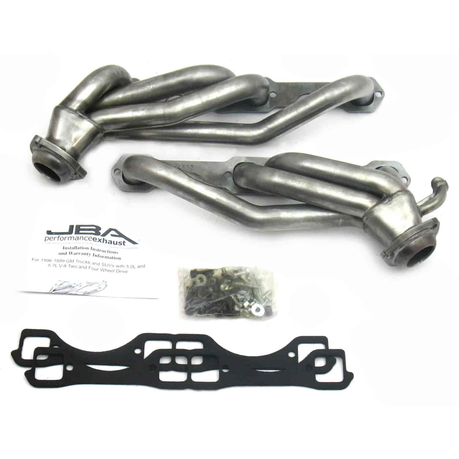 1832S Shorty Headers for 1996-2000 GM Trucks, SUVs w/5.0L & 5.7L Engines [w/o Air Injection]