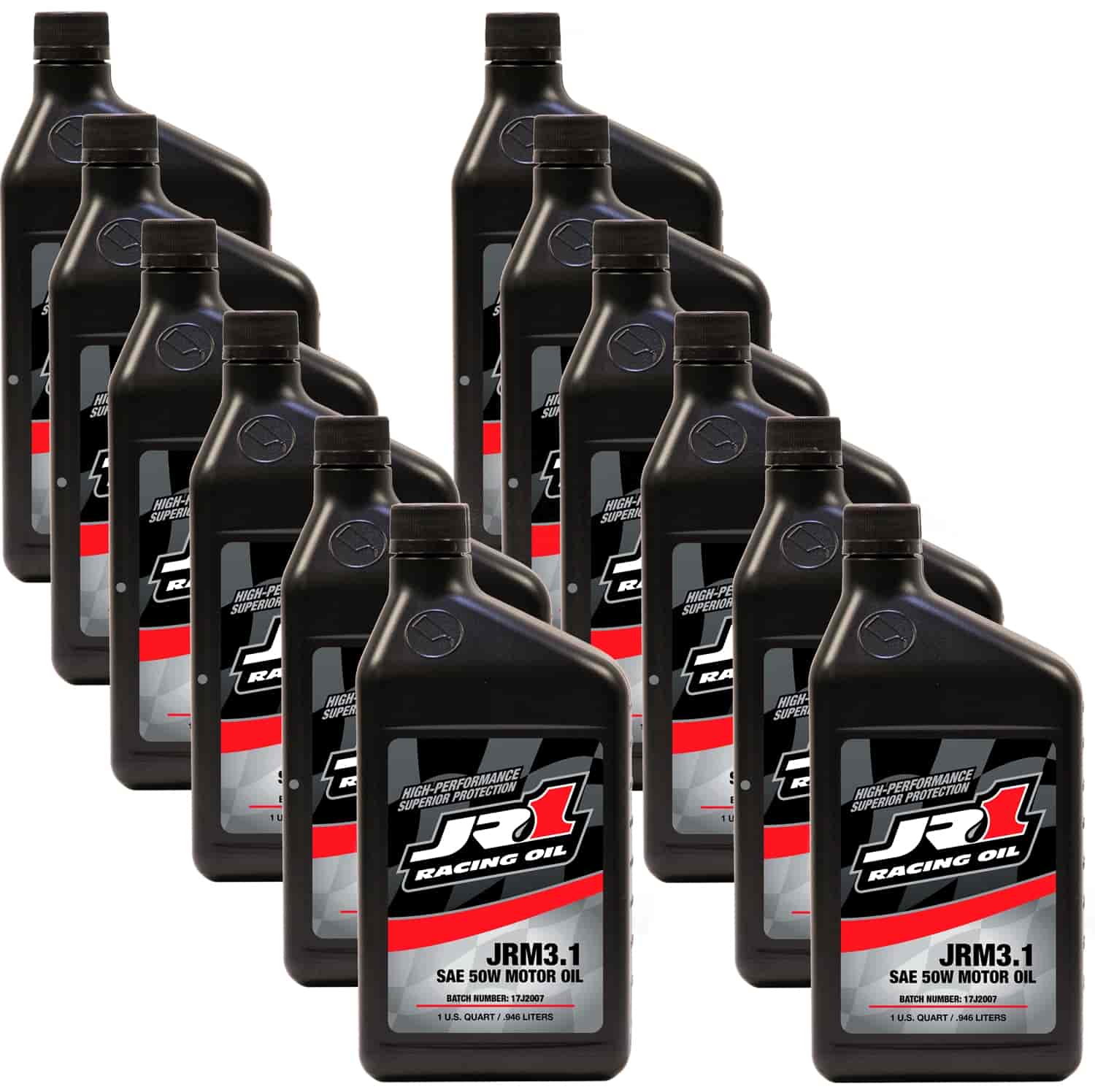 JR 3.1 50W Synthetic Blend Race Oil 12 Quarts