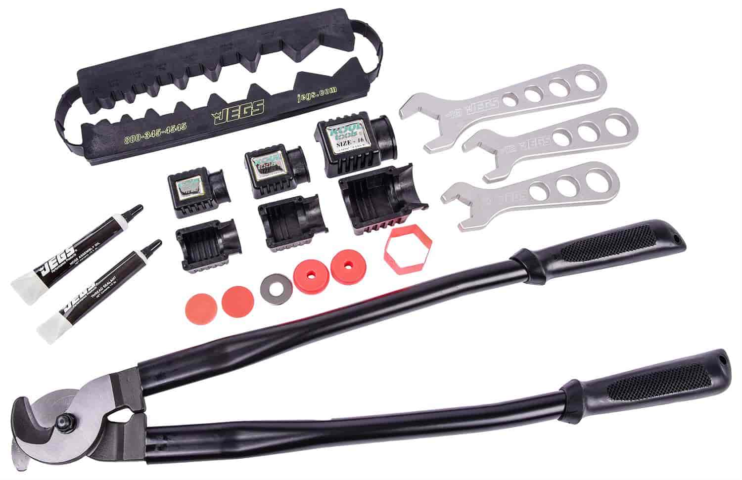 Fitting Installation Kit Includes: JEGS AN Wrenches (-10, -12 & -16)