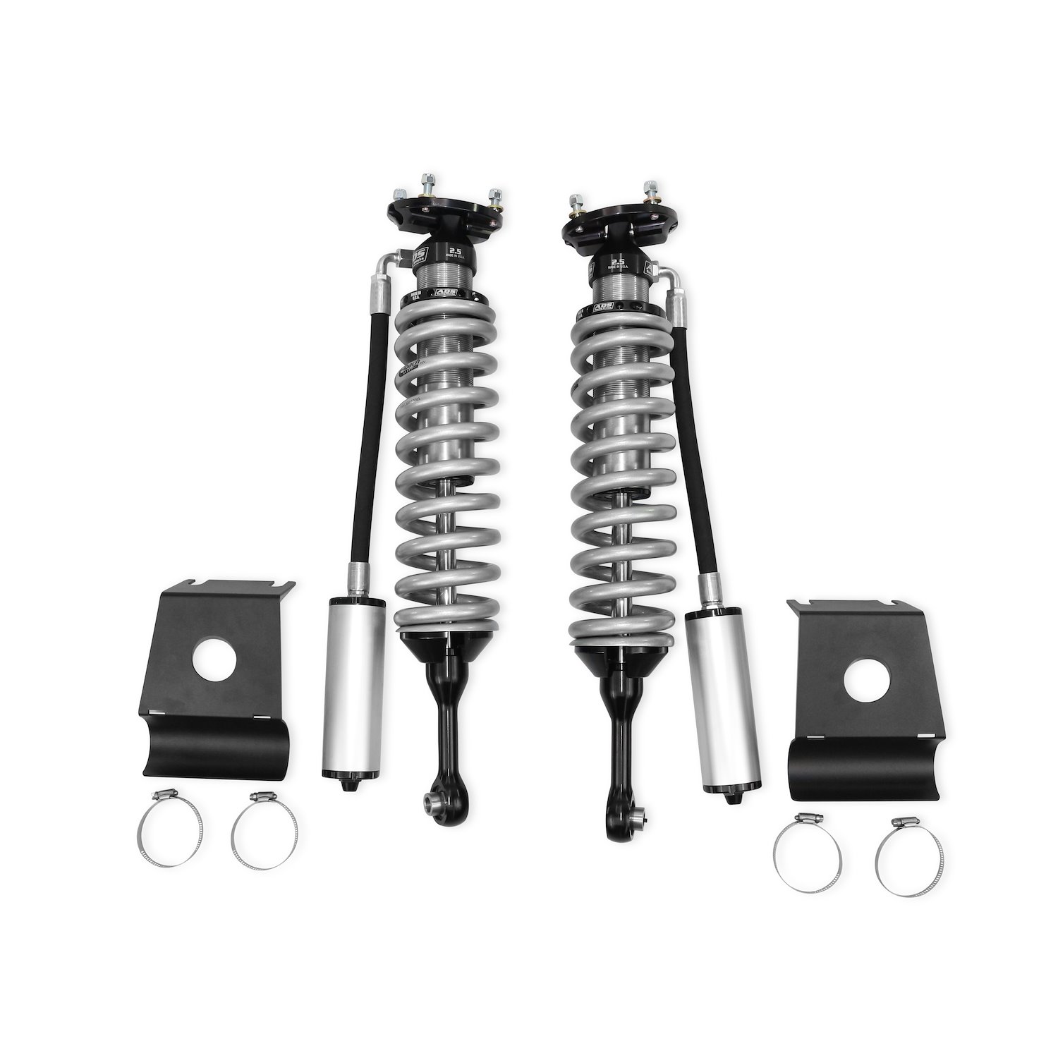 250-TN077-000 Racing Bolt-On Shocks, Fits Select Toyota Tundra, 2.5 in., 4 in. Lift, w/ Remote Reservoir
