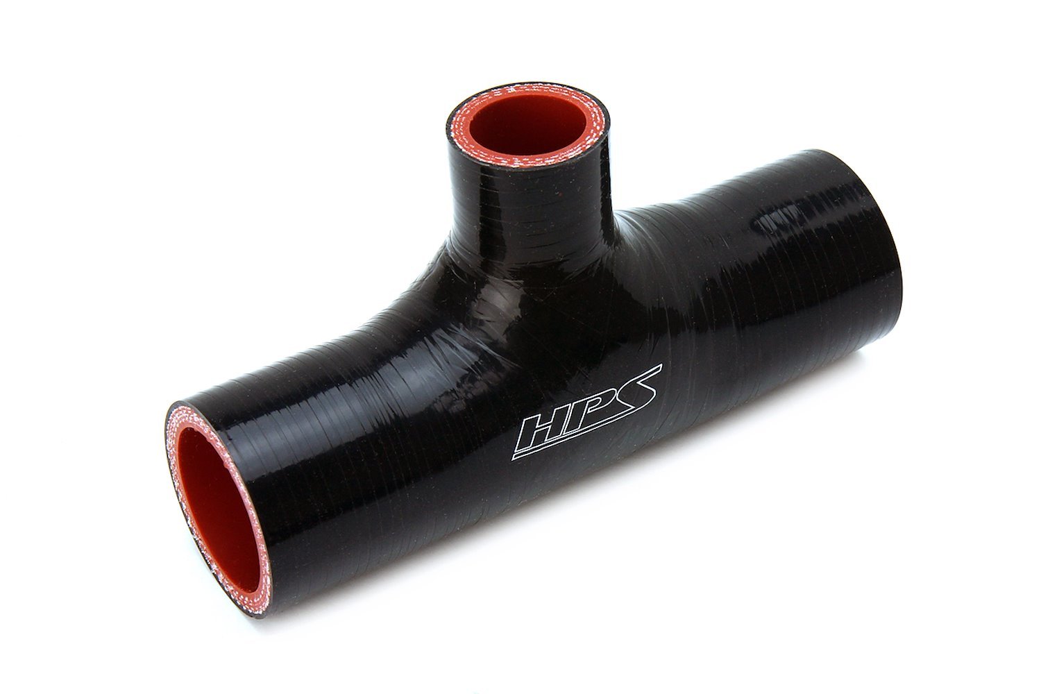 100-THOSE-100-BLK Silicone Tee Hose Adapter, High-Temp 4-Ply Reinforced, 1 in. ID, Black