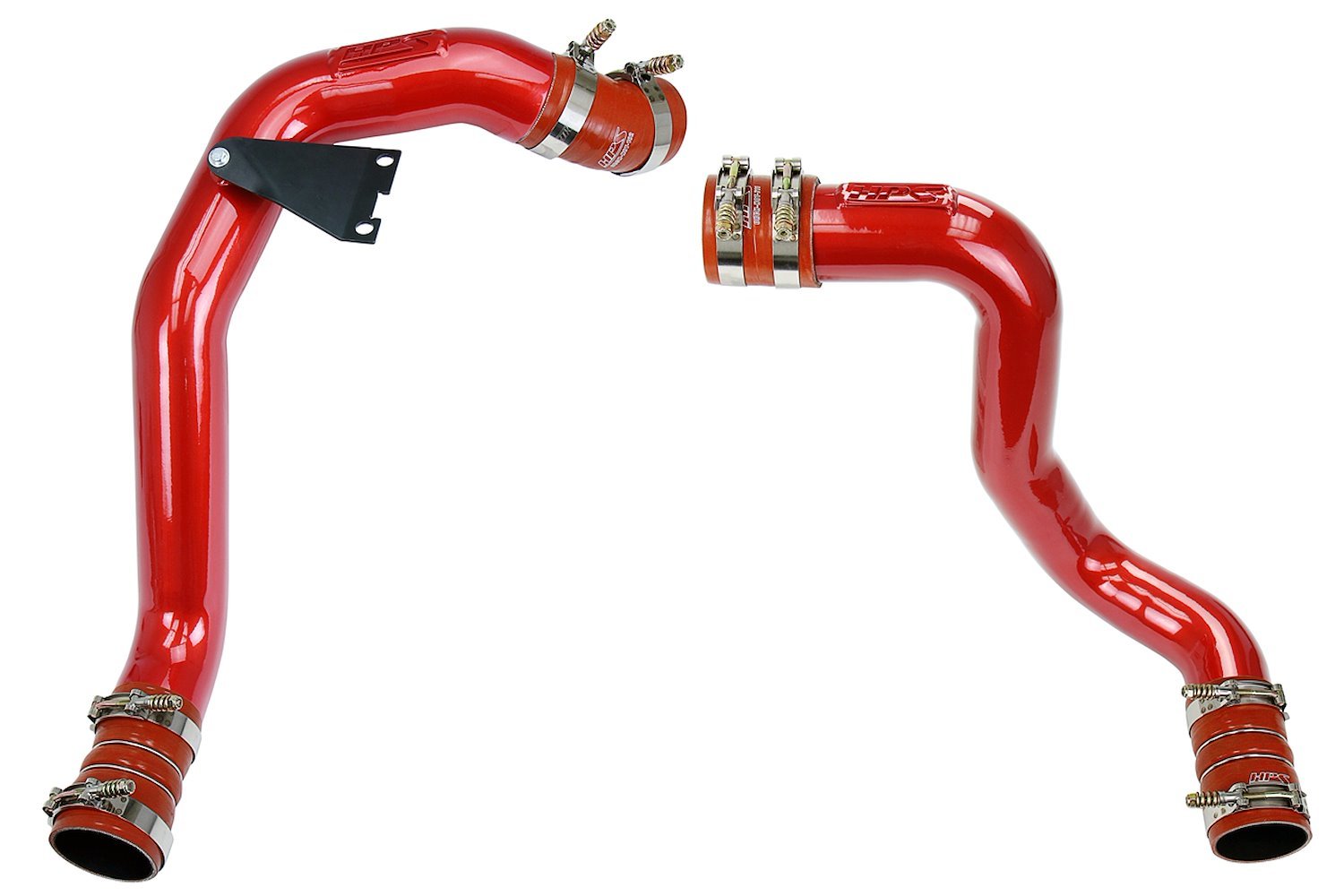 17-105R Turbo Charge Pipe Kit, Hot & Cold Side Charge Pipes, High-Temp Reinforced Silicone Turbo CAC Boots