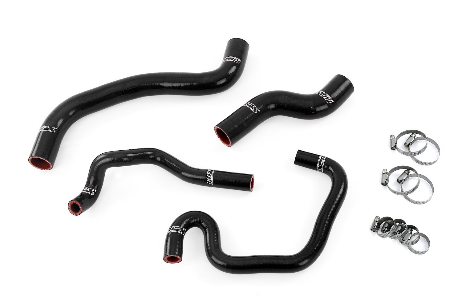 57-1080-BLK Coolant Hose Kit, 3-Ply Reinforced Silicone, Replaces Rubber Radiator & Heater Coolant Hoses