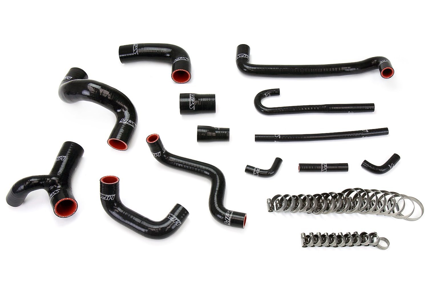 57-1209-BLK Coolant Hose Kit, High-Temp 3-Ply Reinforced Silicone, Replace Rubber Radiator Heater Coolant Hoses