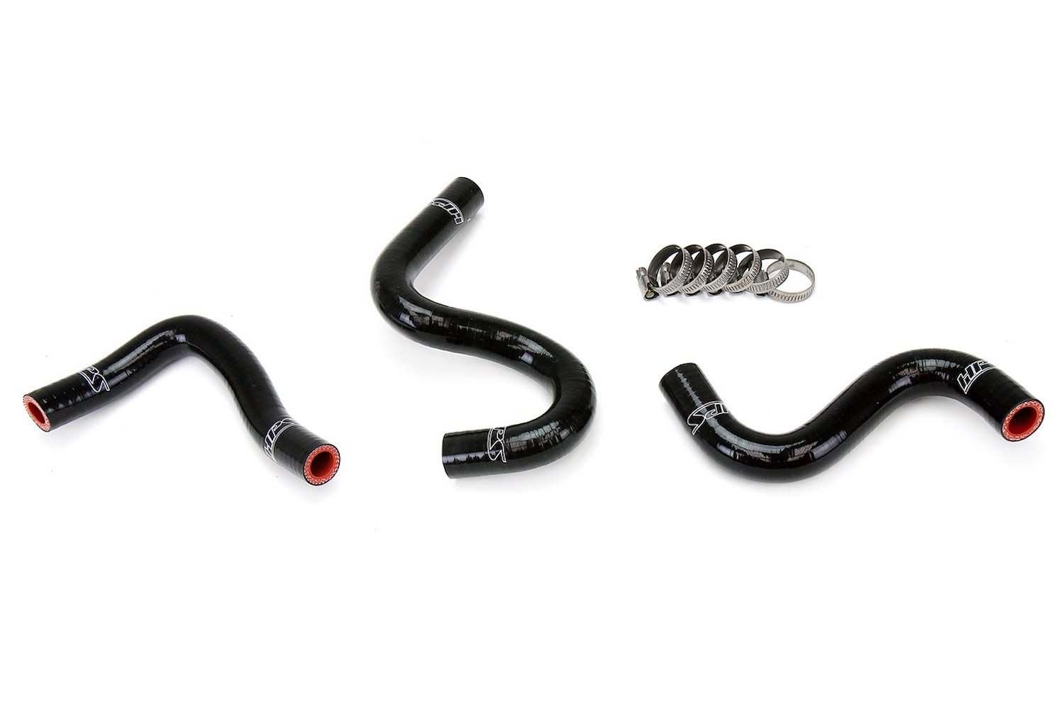 57-1223-BLK Heater Hose Kit, High-Temp 3-Ply Reinforced Silicone, Replace OEM Rubber Heater Coolant Hoses