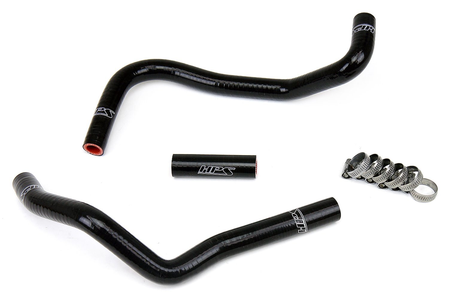 57-1282-BLK Heater Hose Kit, High-Temp 3-Ply Reinforced Silicone, Replace OEM Rubber Heater Coolant Hoses