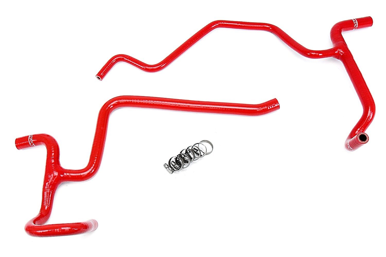 57-1326H-RED Heater Hose Kit, High-Temp 3-Ply Reinforced Silicone, Replaces OEM Rubber Heater Coolant Hoses