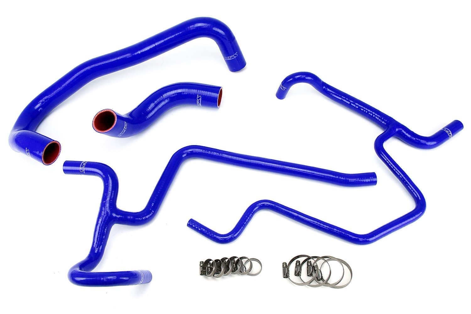 57-1327-BLUE Coolant Hose Kit, High-Temp 3-Ply Reinforced Silicone, Replace Rubber Radiator Heater Coolant Hoses